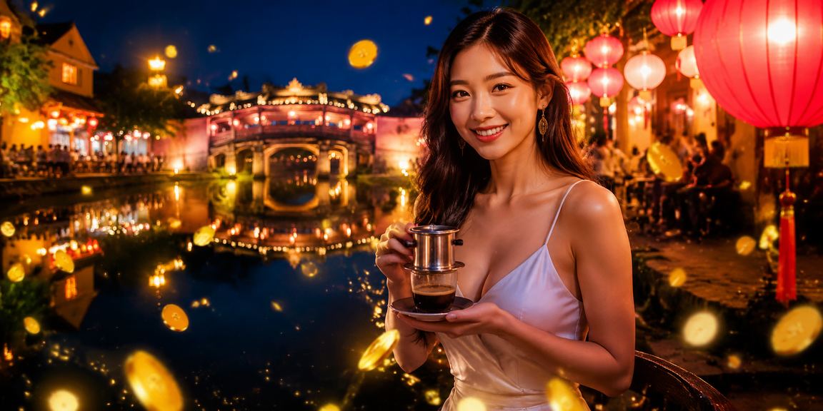 Người dùng trải nghiệm dịch vụ cá cược trực tuyến an toàn trong không gian truyền thống Hội An